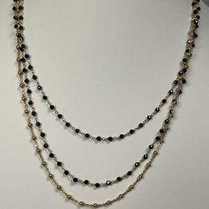 Bellezza triple strand necklace sell by‎ HSN